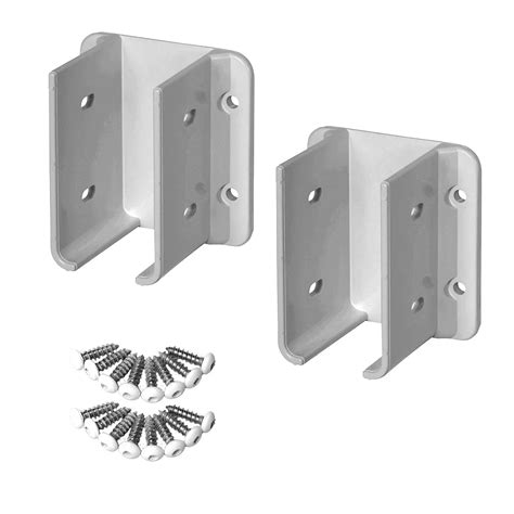 vinyl fence with existing metal posts brackets|vinyl fence brackets home depot.